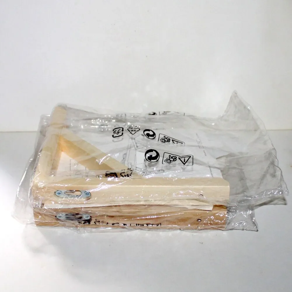 Set of 2 Ikea Sandshult Wall Shelf Bracket Aspen Wood natural NEW